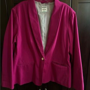 Old Navy Women's Bright Fuchsia Blazer Jacket